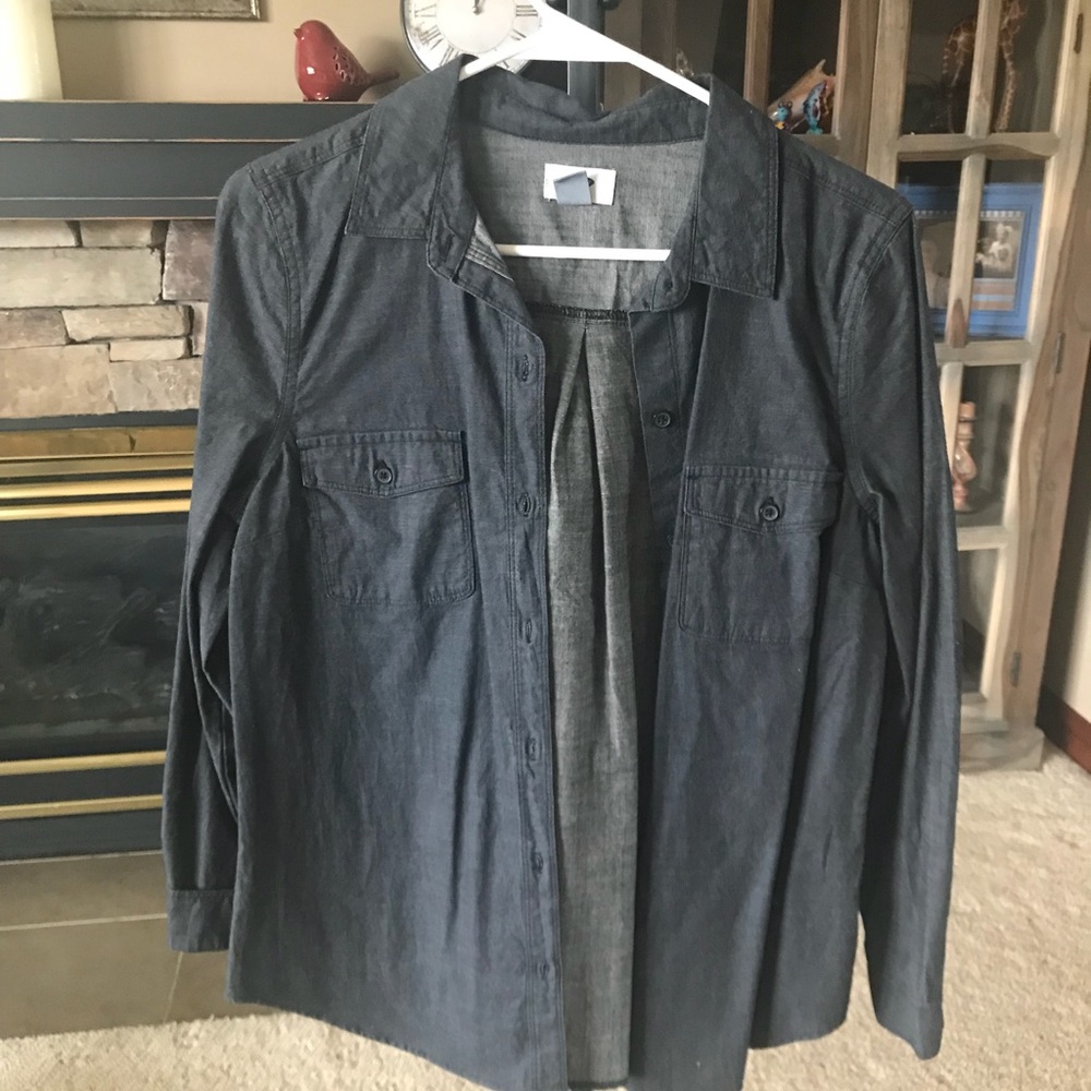 Jean button up